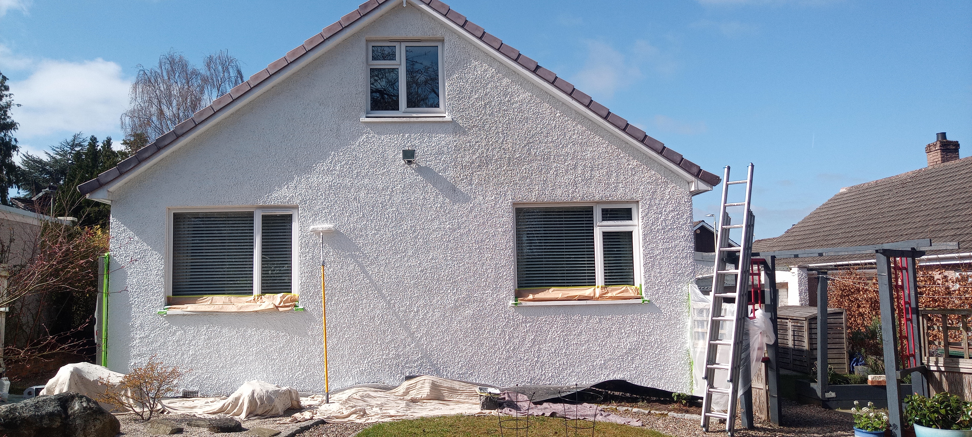 Exterior painting by DJR Services